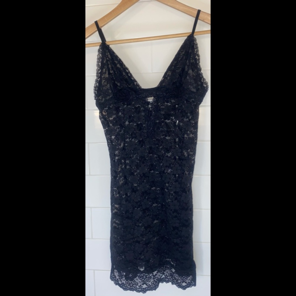 Rampage Black Lace Slip